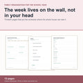 Back-to-School Family Command Center, 13 pages