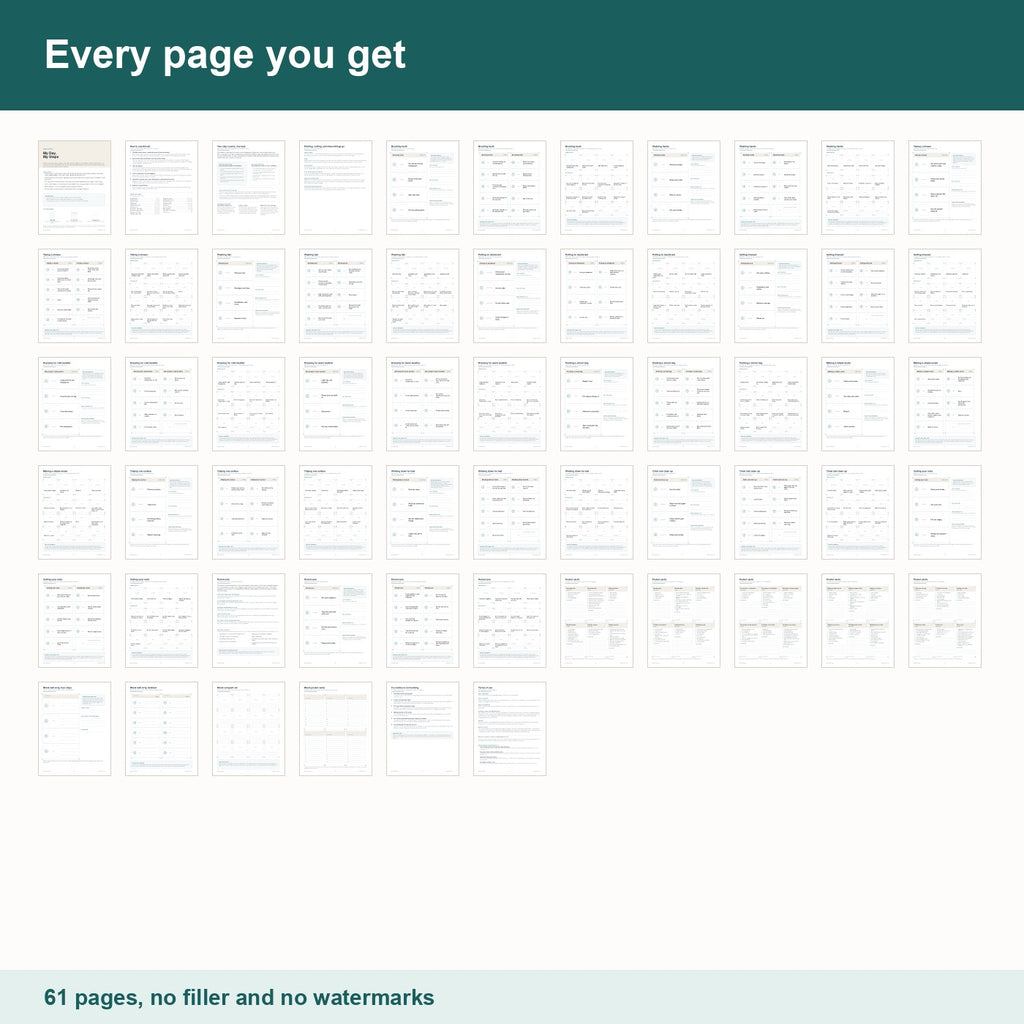 All 61 pages in My Day My Steps